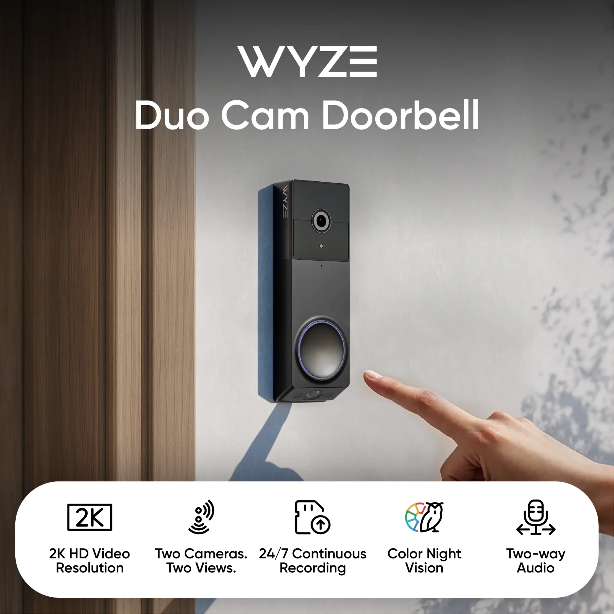 Wyze Duo Cam Battery Doorbell - Image 2